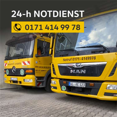 Unser 24-Stunden Not-und Abschleppdienst