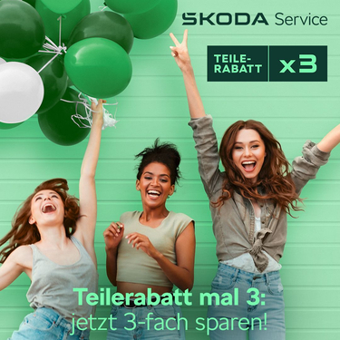 130 Jahre Škoda – Aktion Teilerabatt x3